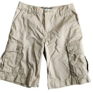 Vtg Polo Ralph Lauren Youth Boys Cargo Shorts Size 16 Beige Preppy Outdoors Work